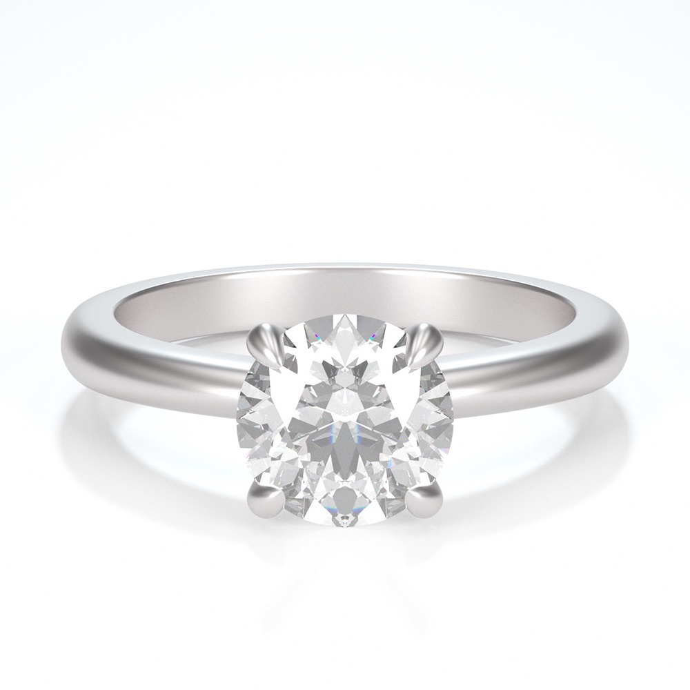 2ct D, VVS1 Moissanite Solitare Ring - Picture 7 of 14